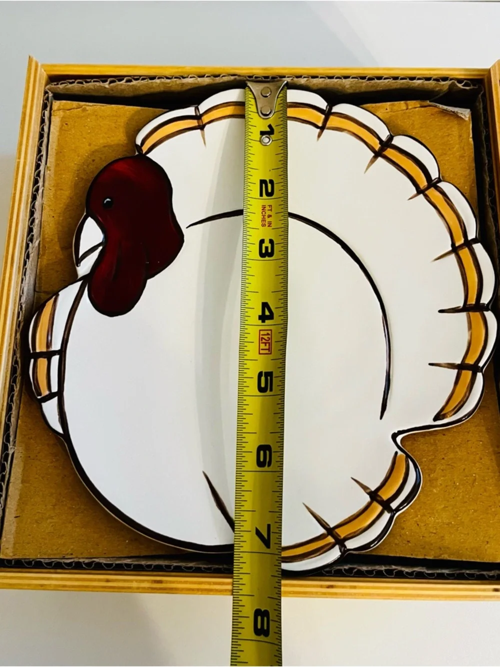 Pottery Barn Gobble Turkey Plates 7
